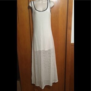 Ivory beach maxi dress